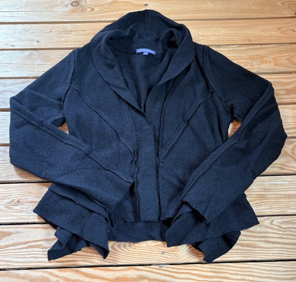 Vivienne Tam Women’s Wool Jacket Size 8 Black M7